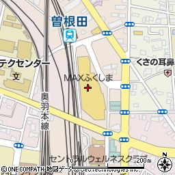 イオンシネマ福島周辺の地図