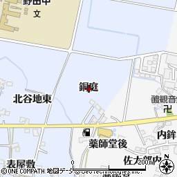 福島県福島市笹木野銅庭周辺の地図