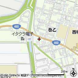 新潟県新潟市西蒲区巻乙1584周辺の地図
