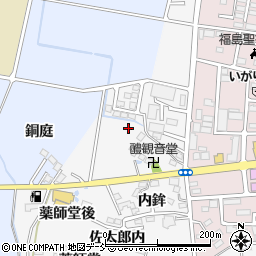福島県福島市下野寺醴周辺の地図
