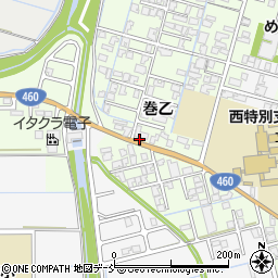 新潟県新潟市西蒲区巻乙194周辺の地図