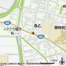 新潟県新潟市西蒲区巻乙194周辺の地図