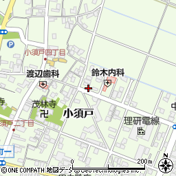 新潟県新潟市秋葉区小須戸396周辺の地図