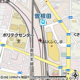 福島県福島市六反田周辺の地図