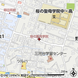 桜の聖母学院周辺の地図