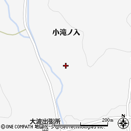 福島県福島市大波小滝ノ入3周辺の地図