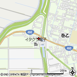 新潟県新潟市西蒲区巻乙1023周辺の地図
