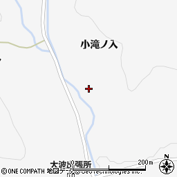 福島県福島市大波小滝ノ入2周辺の地図