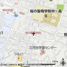 ブックタウン野田町店周辺の地図