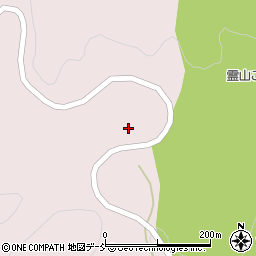 福島県伊達市霊山町石田（焼枯沢）周辺の地図