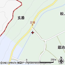 福島県伊達市霊山町下小国玄番周辺の地図