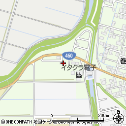 新潟県新潟市西蒲区巻乙1004周辺の地図