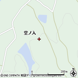 福島県伊達市霊山町下小国堂ノ入周辺の地図