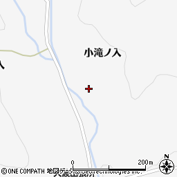 福島県福島市大波小滝ノ入20周辺の地図