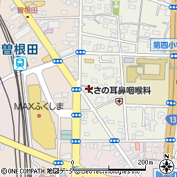 西形商店飯坂通り周辺の地図