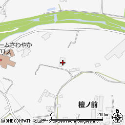 福島県福島市在庭坂五十須場前周辺の地図