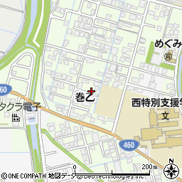 新潟県新潟市西蒲区巻乙200周辺の地図