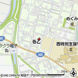 新潟県新潟市西蒲区巻乙200周辺の地図
