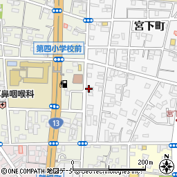 福島市　少年センター周辺の地図