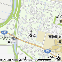 新潟県新潟市西蒲区巻乙200-4周辺の地図