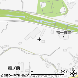 福島県福島市在庭坂堰沢23周辺の地図