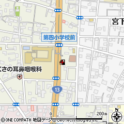ＥＮＥＯＳ福島セントラルＳＳ周辺の地図