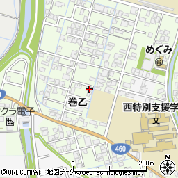 新潟県新潟市西蒲区巻乙205-3周辺の地図