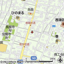 弥彦タクシー株式会社　巻待機所周辺の地図