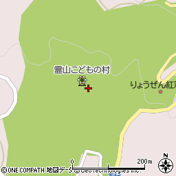 霊山こどもの村周辺の地図
