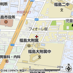 福島県福島市桜木町1周辺の地図