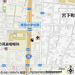 福島市消防本部周辺の地図