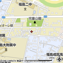 福島県福島市桜木町11-3周辺の地図
