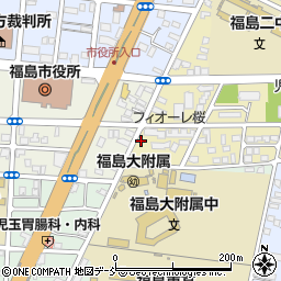 福島県福島市桜木町1-6周辺の地図