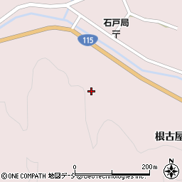 福島県伊達市霊山町石田入部沢周辺の地図