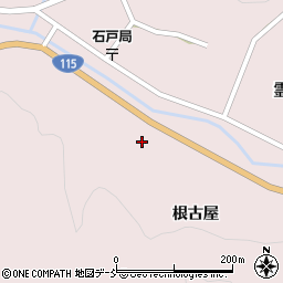 福島県伊達市霊山町石田根古屋6周辺の地図