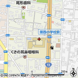 福島市立福島第四小学校周辺の地図