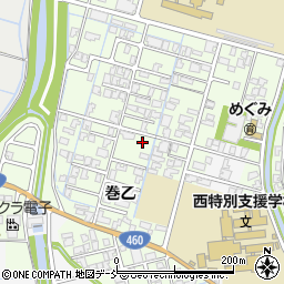 日本棋院巻支部周辺の地図