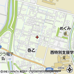 日本棋院巻支部周辺の地図
