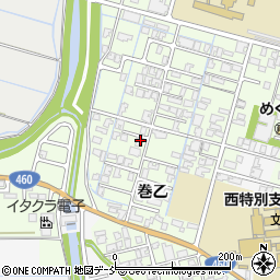 新潟県新潟市西蒲区巻乙211-2周辺の地図