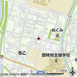 新潟県新潟市西蒲区巻乙274周辺の地図