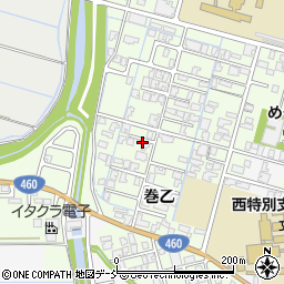 新潟県新潟市西蒲区巻乙211周辺の地図