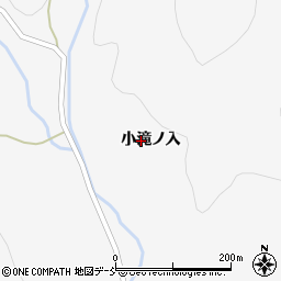 福島県福島市大波小滝ノ入11周辺の地図