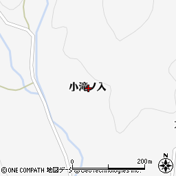 福島県福島市大波小滝ノ入周辺の地図