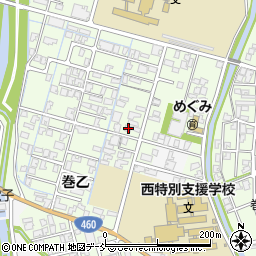 新潟県新潟市西蒲区巻乙275-3周辺の地図