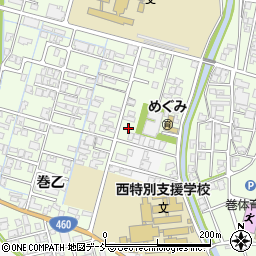 新潟県新潟市西蒲区巻乙120周辺の地図