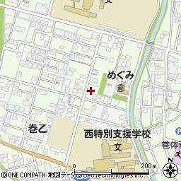 新潟県新潟市西蒲区巻乙119周辺の地図