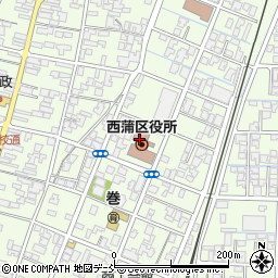 新潟市西蒲区役所周辺の地図