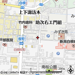 新潟県新潟市南区助次右エ門組14-3周辺の地図