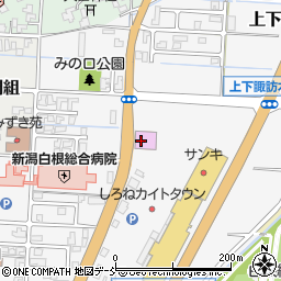 メジャーロード白根店周辺の地図