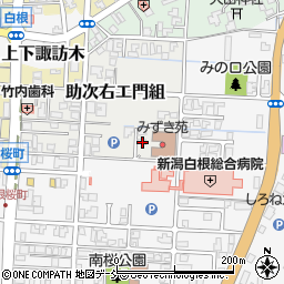 新潟県新潟市南区助次右エ門組8周辺の地図